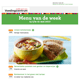 Voorbeeld Menu van de Week nieuwsbrief
